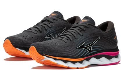 Mizuno Wave Sky 6 Women's Running Shoes Pink Grey