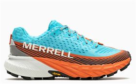 Merrell Agility Peak 5 – דגם נשים, צבע תכלת / כתום / לבן
