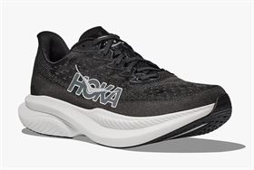 Hoka  MACH 6 WIDE - נעלי ספורט הוקה לנשים מאך 6 דגם רחב  בצבע שחור/לבן