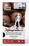 חולצה תרמית לגברים Native Planet (דגם X-degrees HW) – שחור flyshop