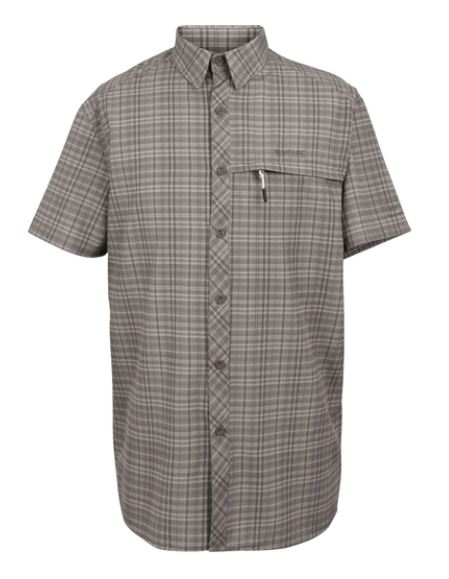 Men's Insect-Repellent Packaway Short Sleeve Shirt Treetop Check