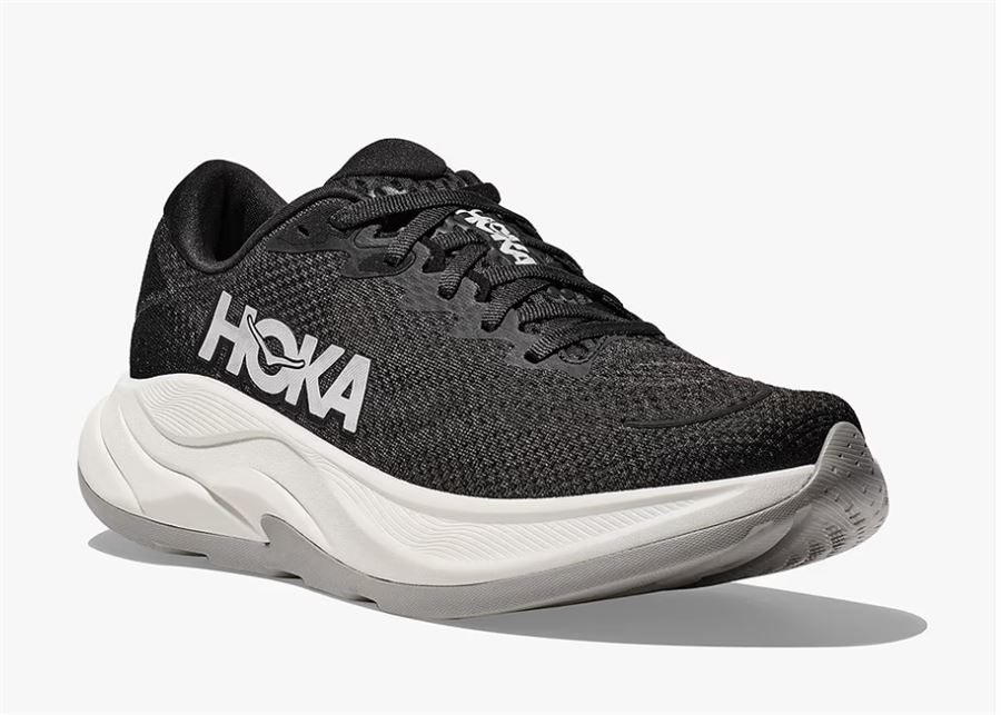 Hoka  נעלי ספורט רחבות לגברים הוקה רינקון Hoka Rincon 4 - 4 בצבע שחור/לבן