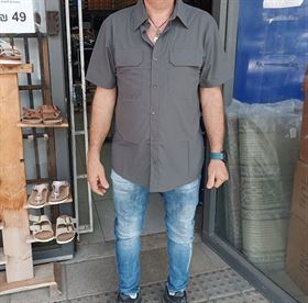 חולצה מכופתרת מנדפת זיעה flyshop