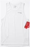 גופיית ריצה לגברים Saucony Stopwatch Singlet - לבן flyshop