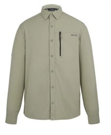 Men's Anti-Insect Travel Light Long Sleeve Shirt | Abbeystone Beige flyshop