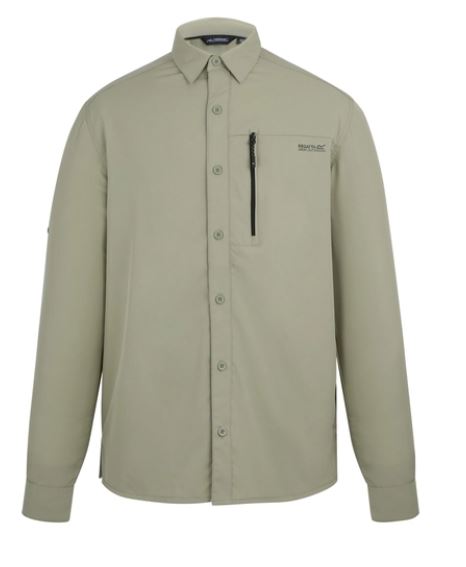 Men's Anti-Insect Travel Light Long Sleeve Shirt | Abbeystone Beige