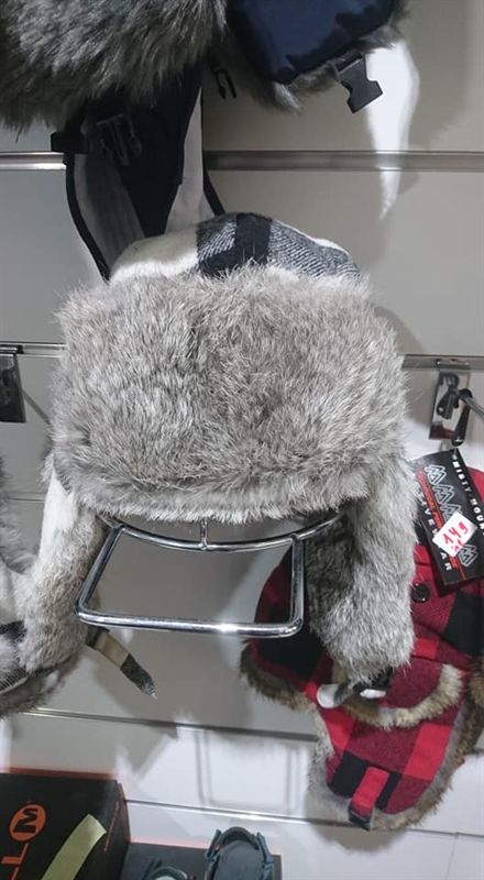 כובע כלב פרווה אמיתית