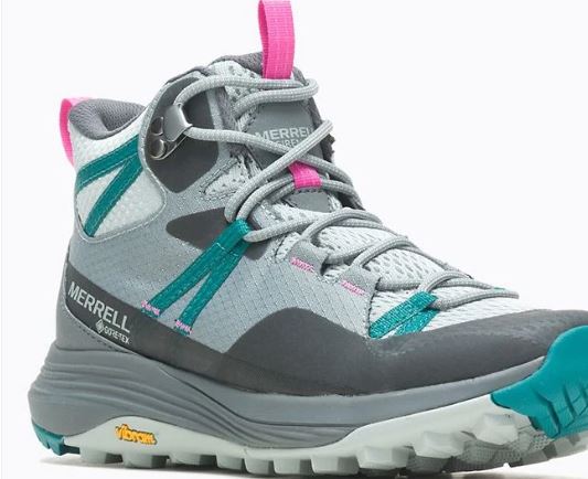 Merrell Siren 4 Mid GTX Monument – דגם נשים, צבע תכלת, עמיד במים