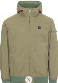 מעיל אופנה דוחה מים Albros - חאקי מעיל אופנה דוחה מים Albros – חאקי flyshop