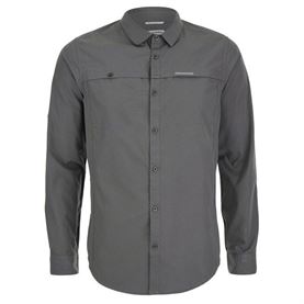 חולצת שרוול ארוך מכופתרת ומנדפת זיעה Craghoppers Men's Kiwi flyshop