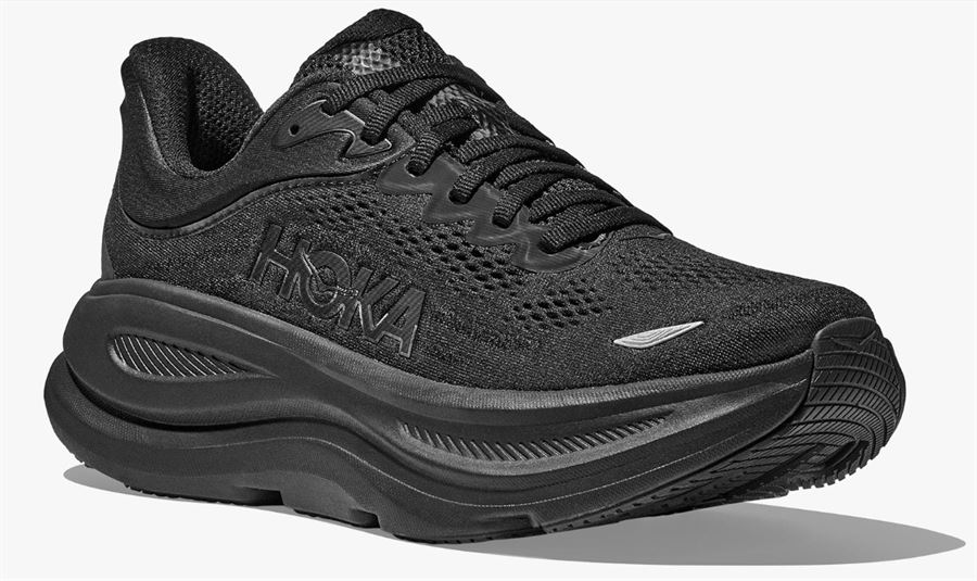 Hoka  HOKA BONDI WIDE 9 - נעלי ספורט גברים בונדי 9 רחבות בצבע שחור/שחור