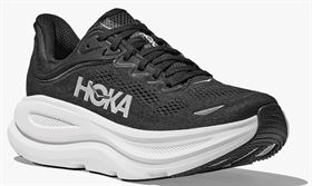 Hoka  HOKA BONDI WIDE 9 - נעלי ספורט לנשים בונדי 9 רחבות בצבע שחור/לבן flyshop