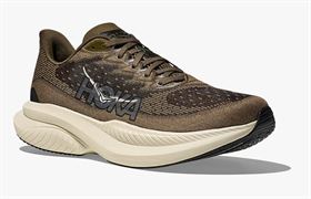 Hoka  MACH 6 WIDE - נעלי ספורט הוקה לגברים מאך 6 דגם רחב  בצבע ירוק זית עתיק/כמהין